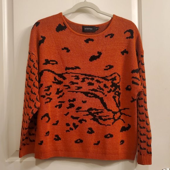 MINKPINK Once a Cheetah Sweater - Picture 2 of 8